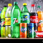 poznan-poland-apr-6-2018-bottles-of-global-soft-drink-brands-including-products-of-coca-cola-company-and-pepsico-MGCHD2